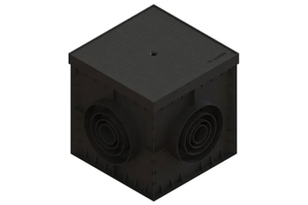 Крышка пластиковая PolyMax Basic для дождеприемника 300х300 А15 (280x280x30)