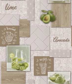 Обои влагостойкие  0,53*10 С1БР-ГП AVOCADO K8