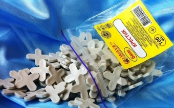 Крестики дистанционные для укладки плитки - 6мм, Wave, (200шт)