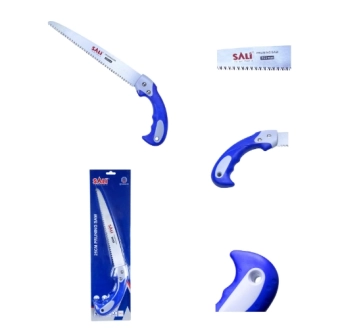 Ножовка садовая для обрезки кустов и деревьев, сталь 65Mn, 250 мм, ручка ABC/TPR, Sali