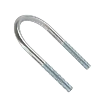 Болт-скоба (хомут) U-образный DIN 3570 тип А, оцинкованный, d-30мм, h-70мм, длина резьбы-40мм/M10