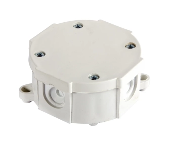 Коробка распределительная с клеммником, d80 мм, IP 44, Р 1, внешняя