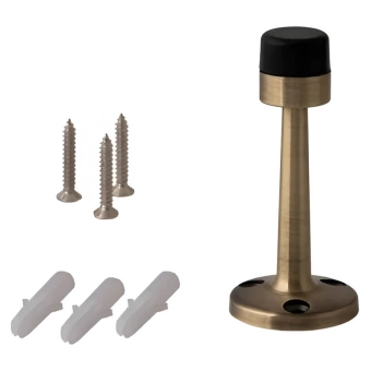 Упор дверной настенный Code Deco DS-0018-AB, античная бронза, 75 мм