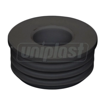 Переход резиновый D. 32 x 26 (черный) REMER