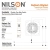 Выключатель  ALEGRA NILSON 2 клавиши черный