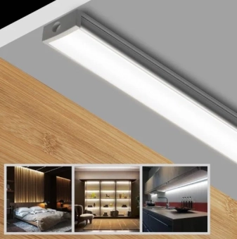 Профиль PL-1707 3m  17*7 мм для LED ленты накладной, алюминиевый PANLIGHT