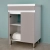 Шкаф напольный Trend Duo light grey под умывальник Como/Moduo 600