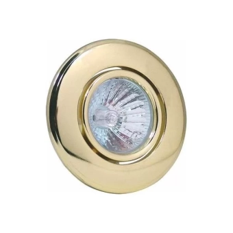 Встроенный светильник MR16. G5.3/G6.35. макс 50Вт. золото. HL750