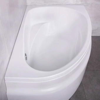 ВАННА JOANNA NEW 1500Х950 ПРАВАЯ АСИММЕТРИЧНАЯ С ПАНЕЛЬЮ