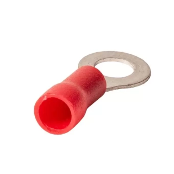 Наконечник кольцевой 0,75-1,5мм2, М4 красный