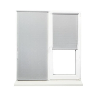 Рулонные шторы SHANTUNG 510 Серый 0,55×1,70 м