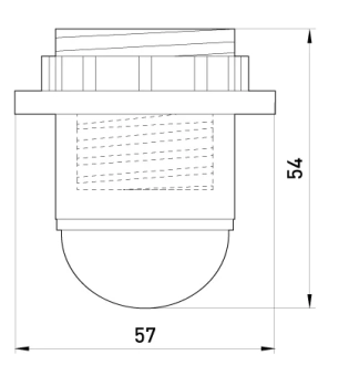 Патрон бакелитовый Е27 с гайкой, черный E.NEXT