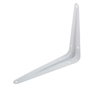Кронштейн для полочек с полимерным покрытием 300*350мм, Белый 