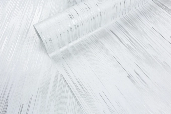 Виниловые обои на флизелиновой основе LS  ДХС 1587/1 Rain Decor бело-серебристый 10,05 x 1,06 м