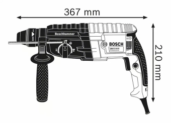 Перфоратор 790 W, GBH 240(2-24)DRE PROF, SDS Plus, BOSCH