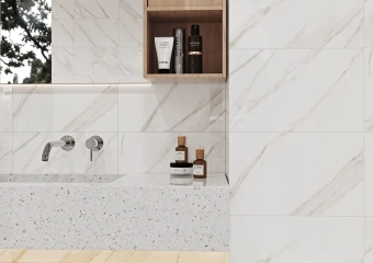 Плитка керамическая Loren White Glossy 250x400 мм Cersanit UA Украина