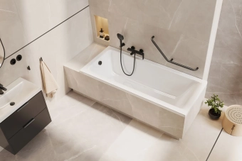 Прямоугольная ванна Nexo 170x75x50 cm Quantra Польша