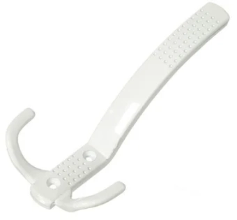 Крючок вешалка  nr. 11 полимерное покрытие белый