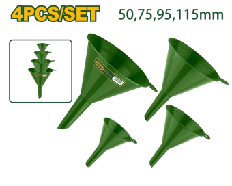 Набор пластиковых воронок Ø50,75,95,115мм; JDUFS2304 Jadever