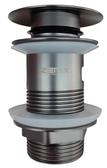 Донный клапан Zerix BV-09 GRAY 1 1/4" Click Clack