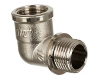 Уголок латунь 1/2'Вх1/2'Н  EMIRPLAST
