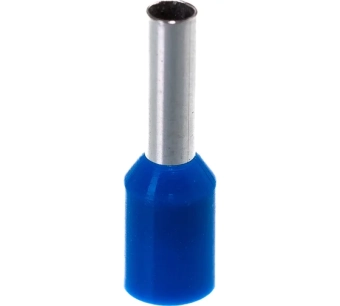 Наконечник гильза E2508 2.5мм2 с изолированным фланцем IEK