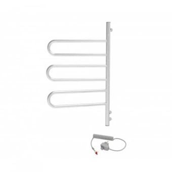 Полотенцесушитель электрический, Weathervane-3, 755 × 460 × 75 mm, нержавеющая сталь, хром, ELNA