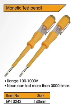 Отвертка индикатор напряжения 140мм, EP-10242, Epica Star