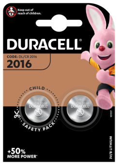 Батарейки DURACELL LITHIUM 2*2016