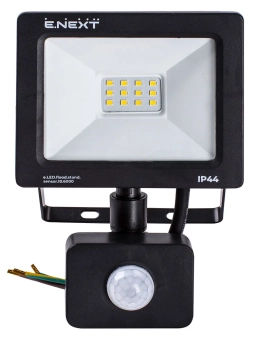 Прожектор светодиодный 10Вт с датчиком движения 6000К E.NEXT