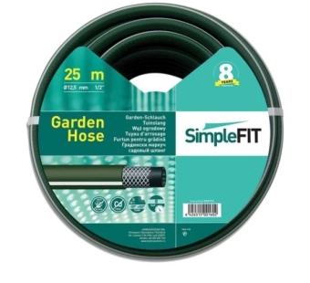 Шланг поливочный SimpleFit Garden Hose  12,5*16.4 мм 1/2" 25m