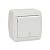 Выключатель одноклавишный проходной Elmos 10 A 230 В Белый