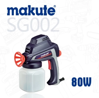 Краскопульт электрический 220V 80W 0.8мм 140BAR 250ml/min 800ml, MAKUTE