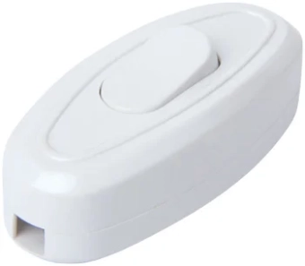 Выключатель 6А,белый