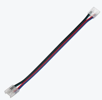 Коннектор двойной с проводом 15 см для ленты COB RGB 10 мм IP20 PL-COBRGB102-15