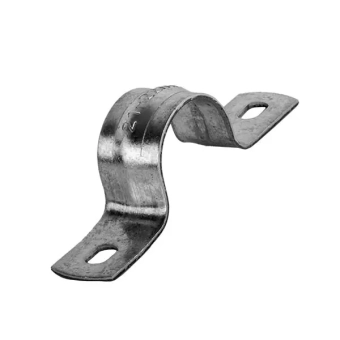 Скоба электротехническая 24-25х1,2мм двухлапковая из металла