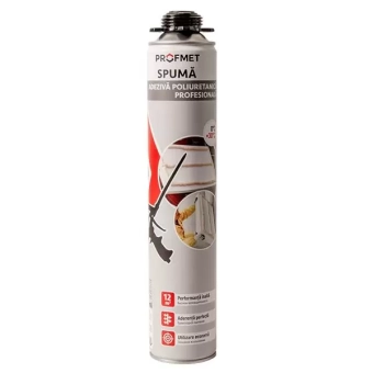 Клей-пена полиуретановая однокомпонентная 800мл проф. Profmet_A1
