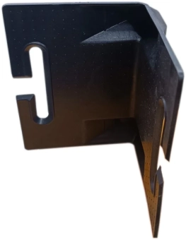 Угол защитный для стяжных ремней и строп, черный, пластик