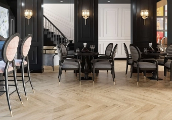 Керамогранит Art Wood Beige 198x1198 мм Golden Tile Украина