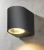 Фасадный светильник max.35W GU10 IP44 68x92x81mm черный PL-12671P PANLIGHT