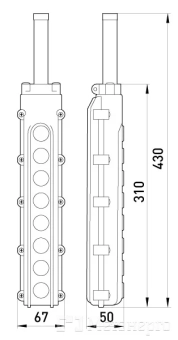 Тельферный пост e.cob.stand.8 500В