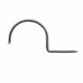 Скоба электротехническая 24-25х1,2мм однолапковая из металла