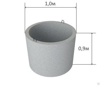 Кольцо железобетонное D=1.0 H=0.9m