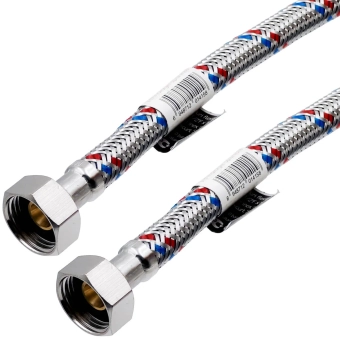 Шланг для воды BB 1/2", в нерж. оплетке, 60см MPN