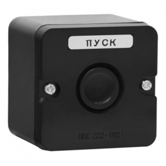 Кнопочный пост ПКE 222-1 Negru  IP54 TDM