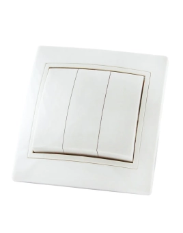 Выключатель 3P 10A белый LUNA 1000kW