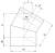 Колено угол на 135° для дымохода (2 секции) Ferrum D130 (0,5мм)