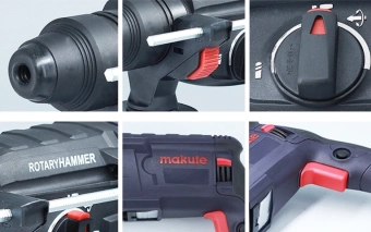 Перфоратор электрический 800W, 0-900 rpm, Ø26mm, Makute