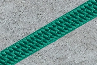 Лоток водоотводный Easy2 DN100 H70,  (1000x125x70мм) класс нагрузки А15 зеленый