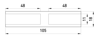 Гильза алюминиевая кабельная соединительная e.tube.stand.gl.70